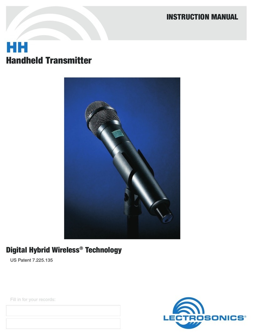 Lectrosonics HH instruction manual