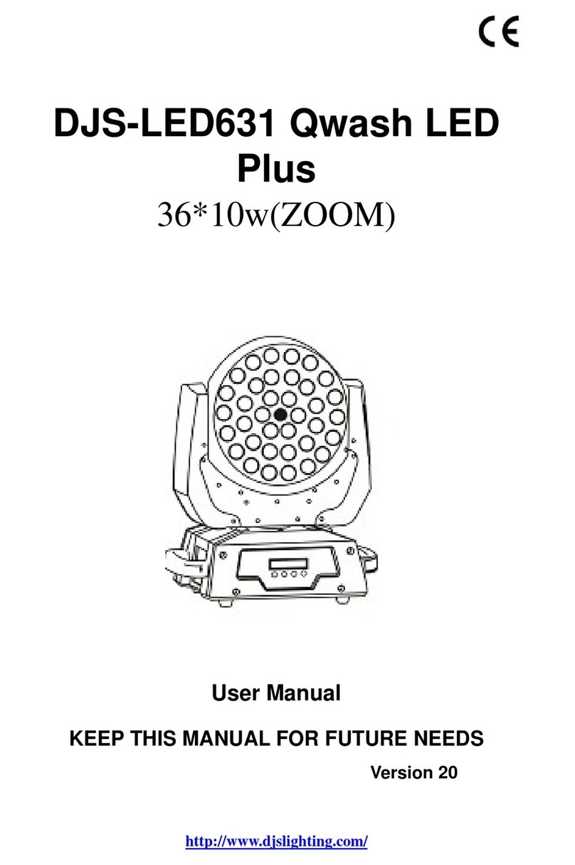 DJ'SLIGHTING DJS-LED631 user manual