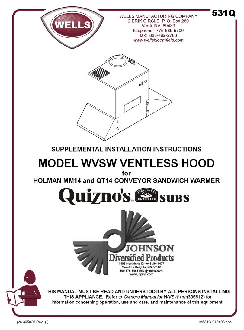 Wells WVSW installation instructions