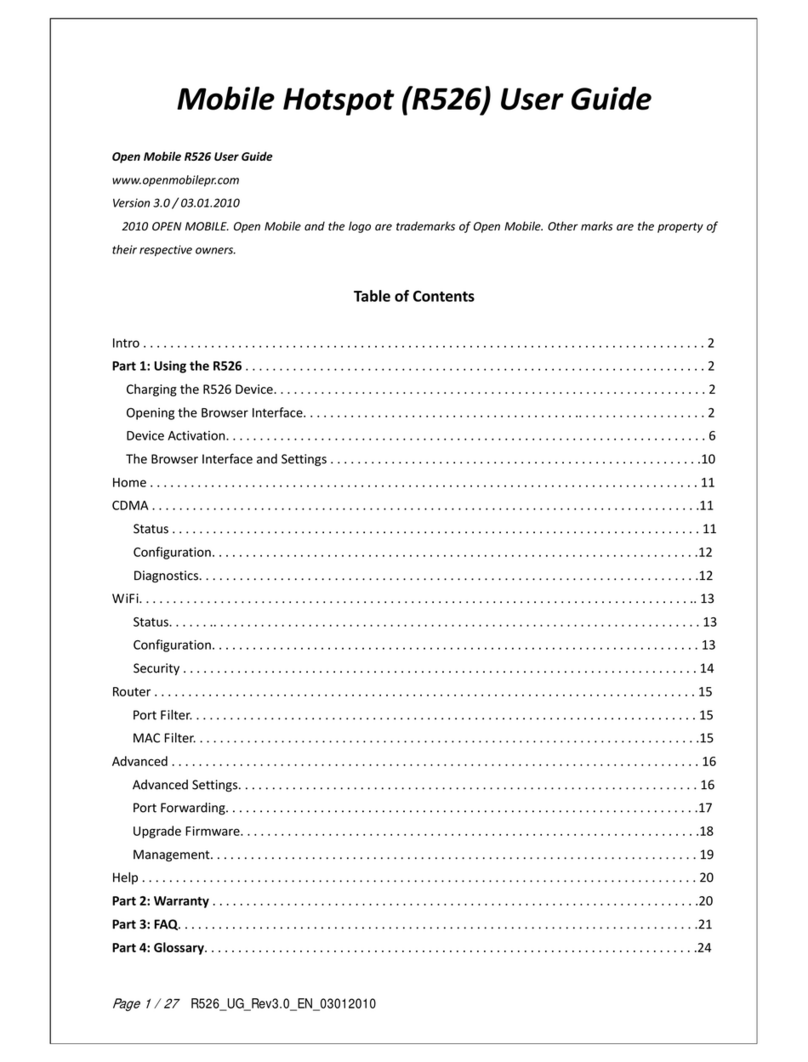 open mobile R526 User manual