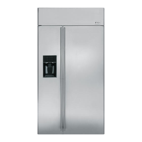 Monogram Bottom-Freezer Built-In Refrigerators User manual