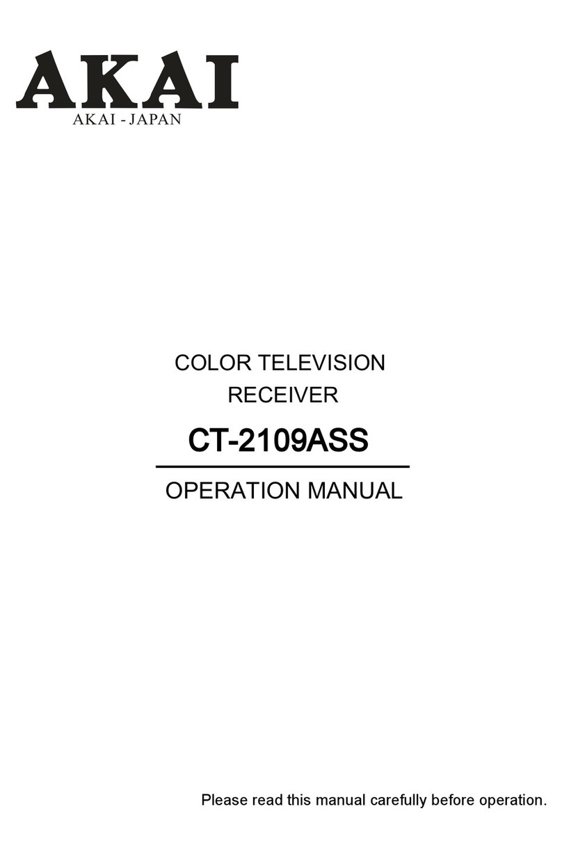 Akai CT-2109ASS Operation manual