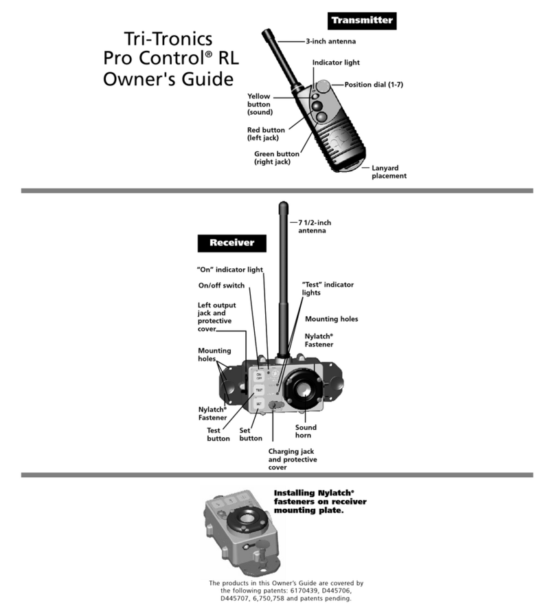Tri-Tronics Pro Control RL owner's guide