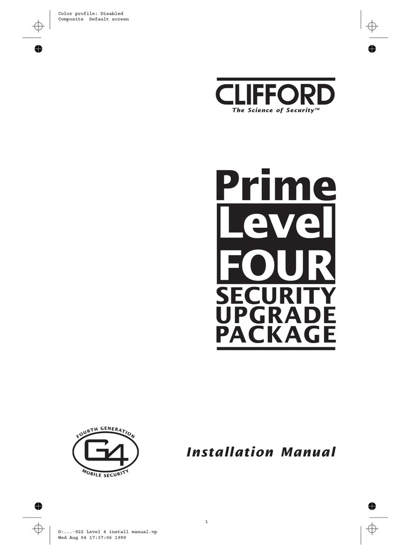 Clifford Level Four installation manual