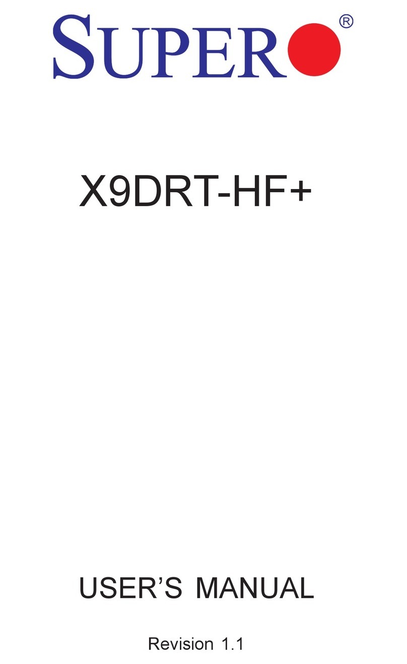 Supero X9DRT-HF+ User manual
