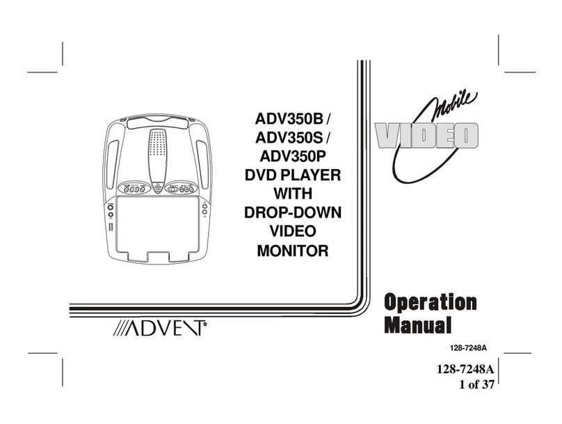 Advent ADV350B User manual