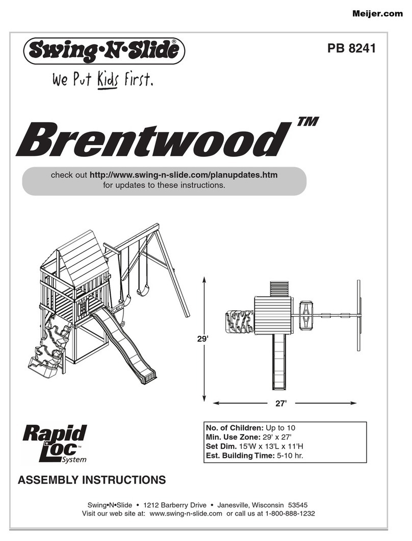 Swing-N-Slide Brentwood Assembly instructions