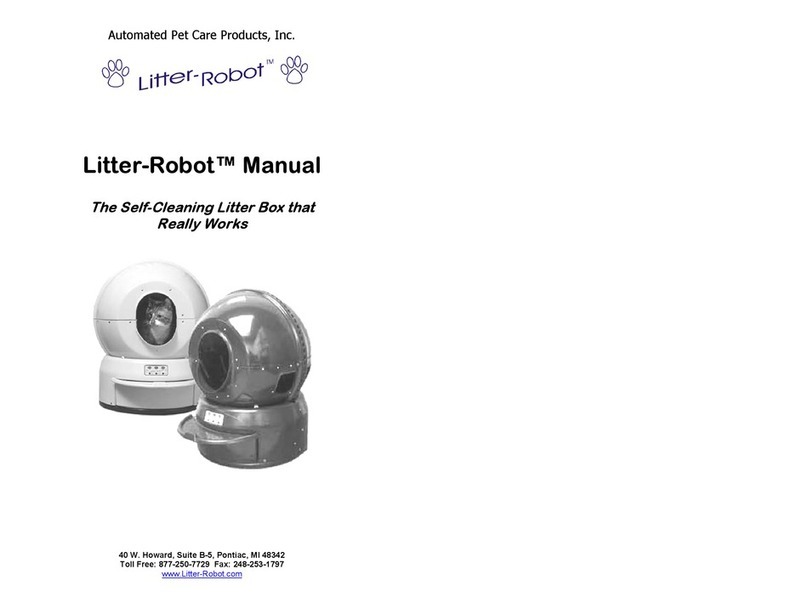 Automated Pet Care Products LITTER-ROBOT manual Automated Pet Care Products LITTER-ROBOT manual