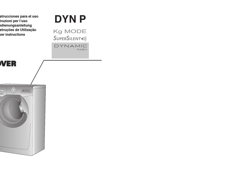 Hoover Dyn P User instructions