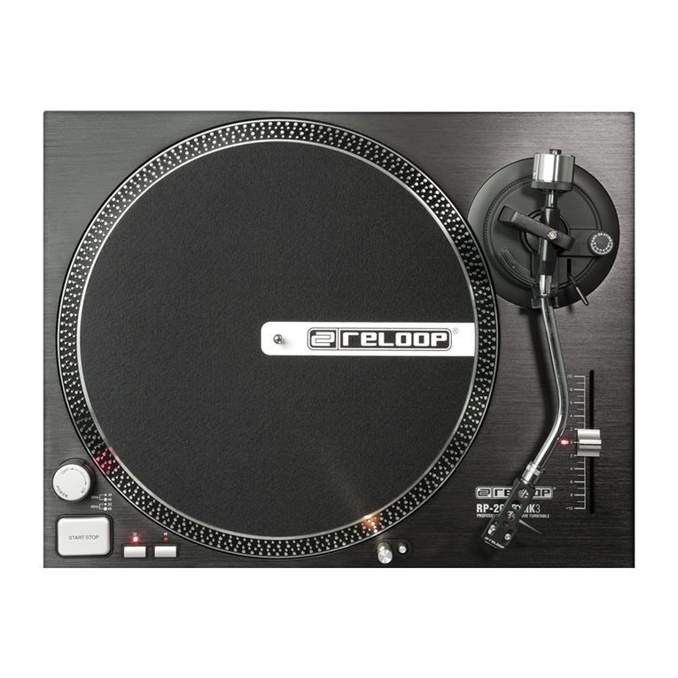 Reloop RP-2000 MK3 ltd User manual