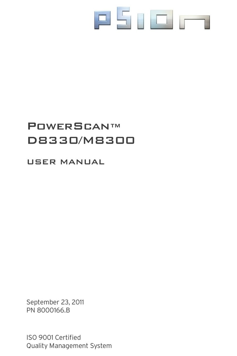 Psion PowerScan D8330 user manual