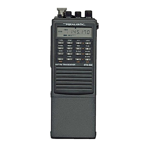 Realistic HTX-202 99-1120 User manual Realistic HTX-202 99-1120 User manual