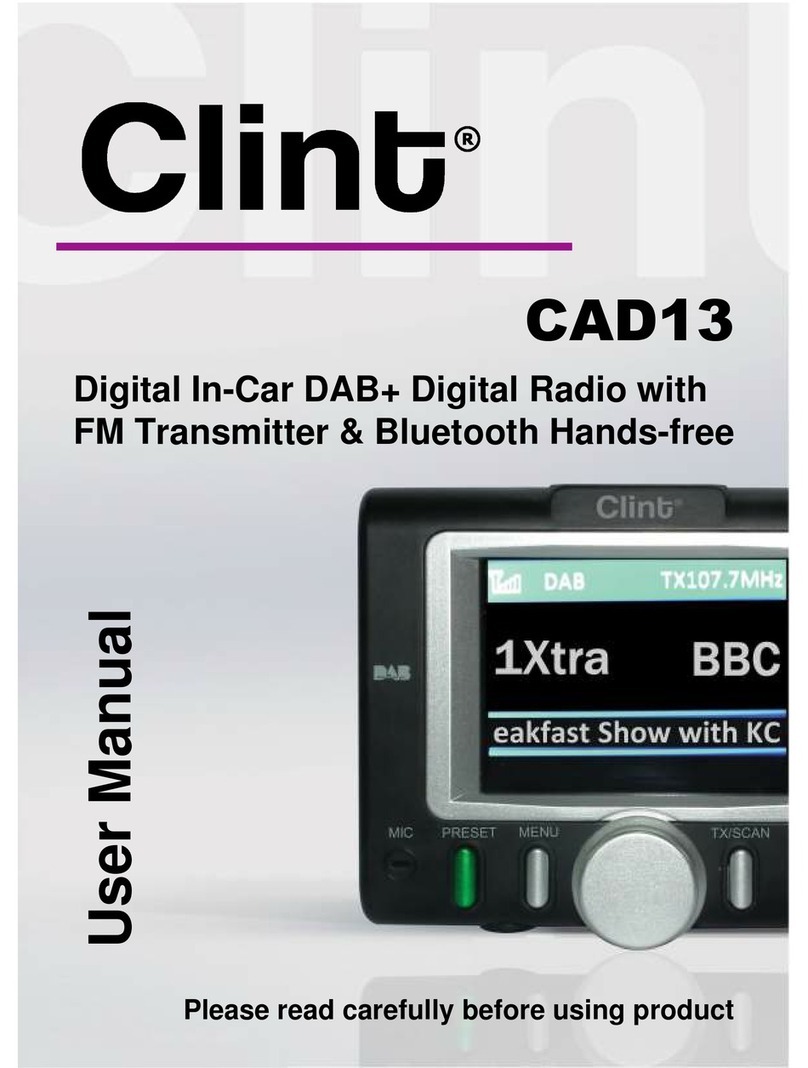 Clinton Electronics CAD13 User manual