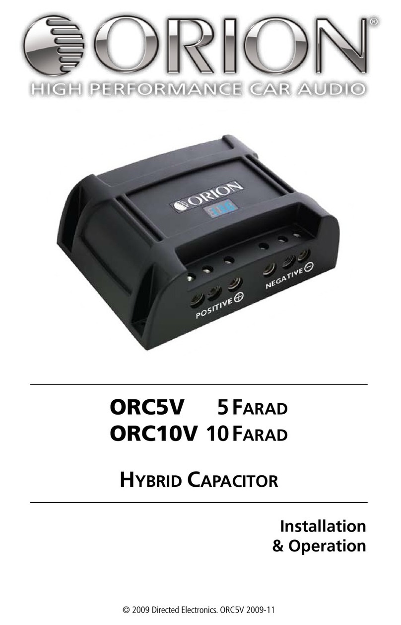 Orion ORC5V Installation & operation guide