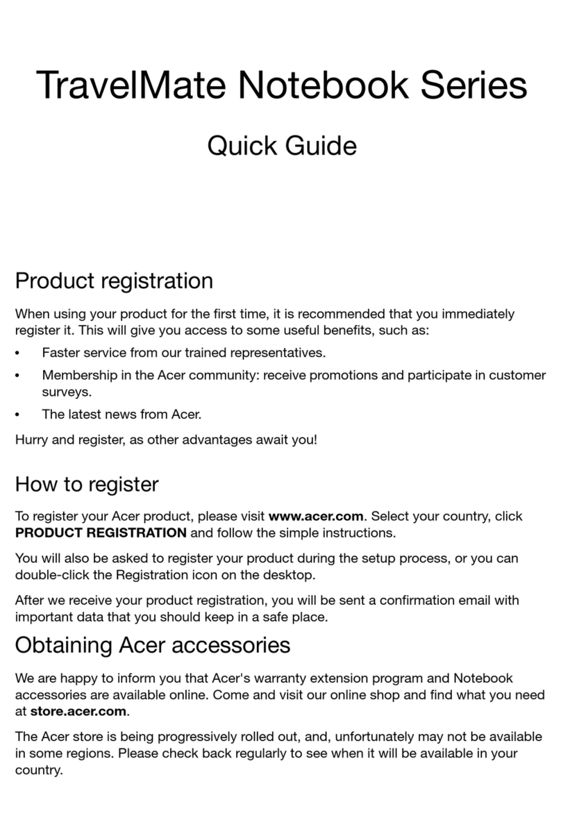 Acer TravelMate Notebook Series User manual Acer TravelMate Notebook Series User manual