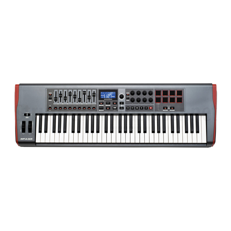 Novation Impulse User manual