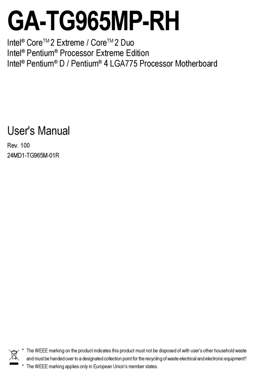 Gigabyte GA-TG965MP-RH User manual