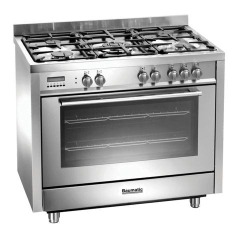 Baumatic BAU91EG Operating and installation instructions