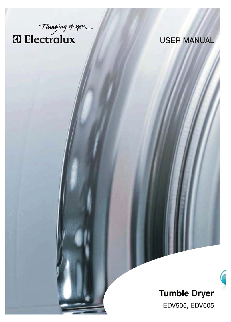 Electrolux EDV505 User manual