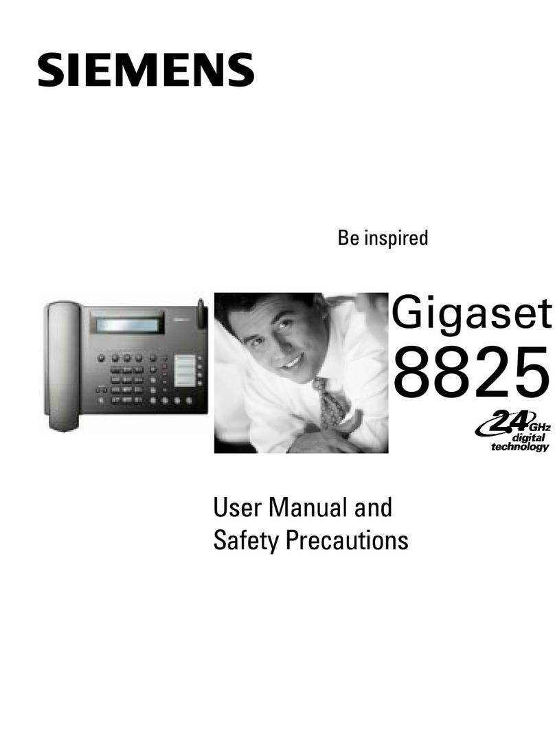 Gigaset Gigaset 8825 user manual