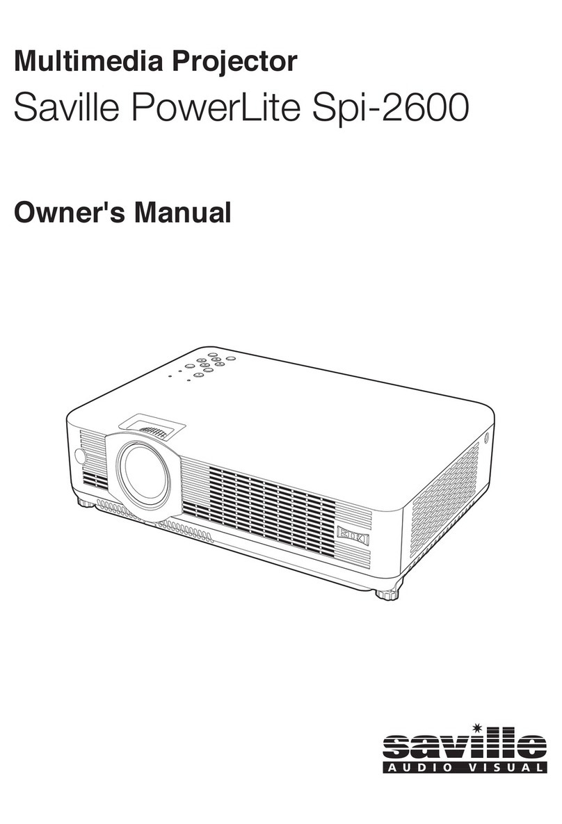 Saville PowerLite Spi-2600 owner's manual
