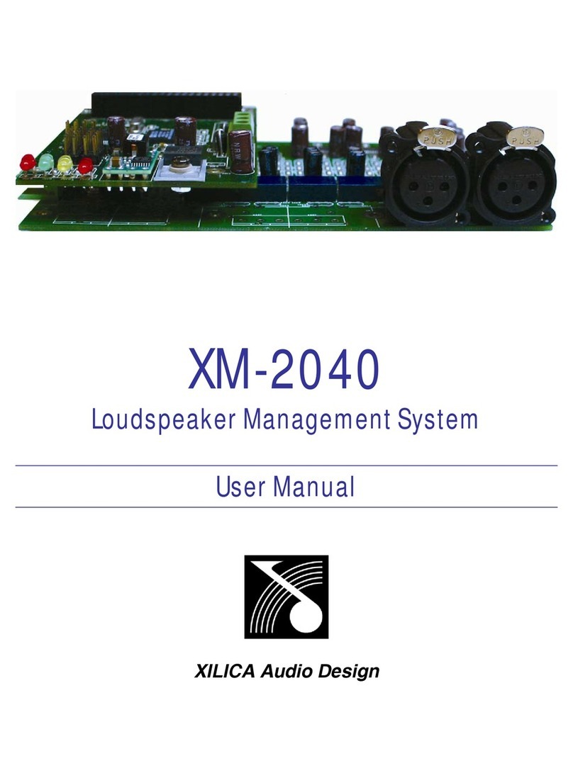 Xilica Audio Design XM-2040 user manual