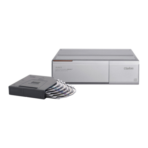 Clarion DC6Z5 User manual Clarion DC6Z5 User manual