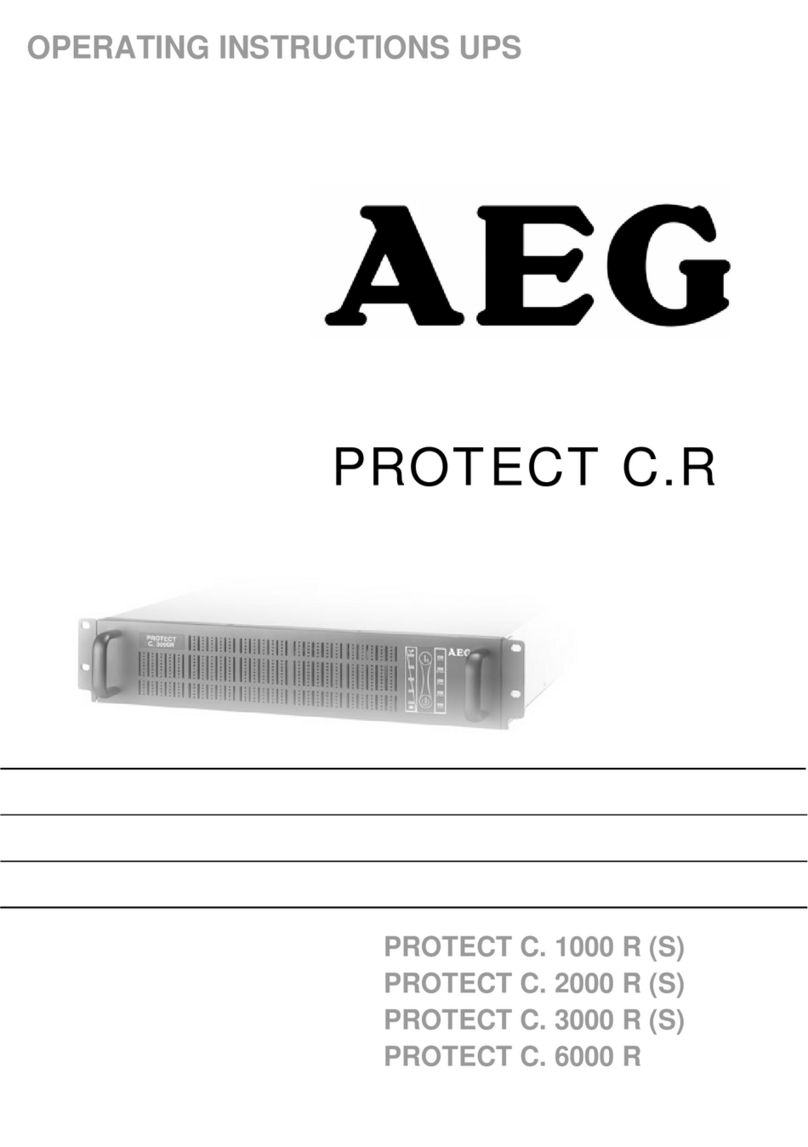 AEG Protect C.R User manual