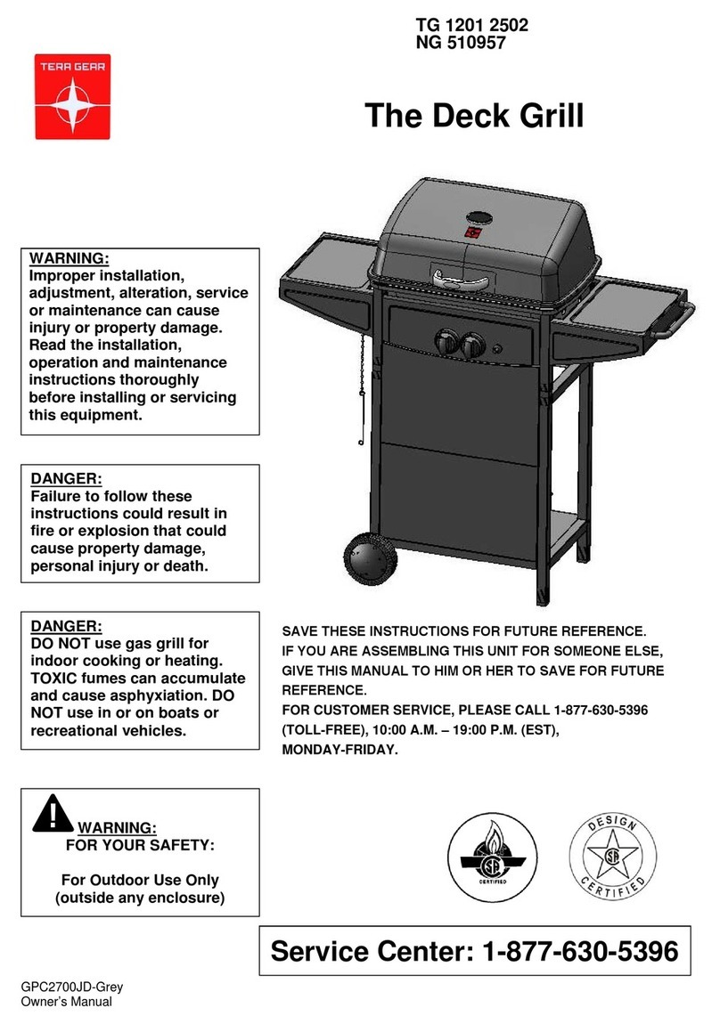 Lucas BBQ GPC2700JD-Grey owner's manual