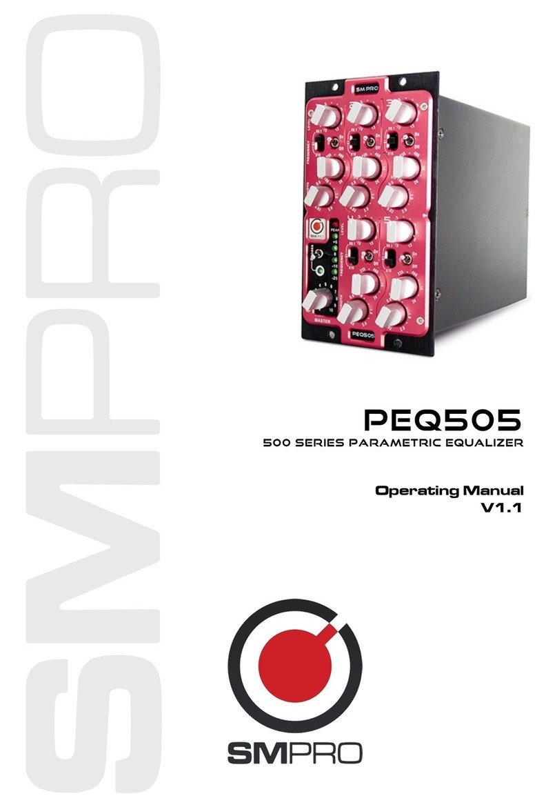 SM Pro PEQ505 operating manual