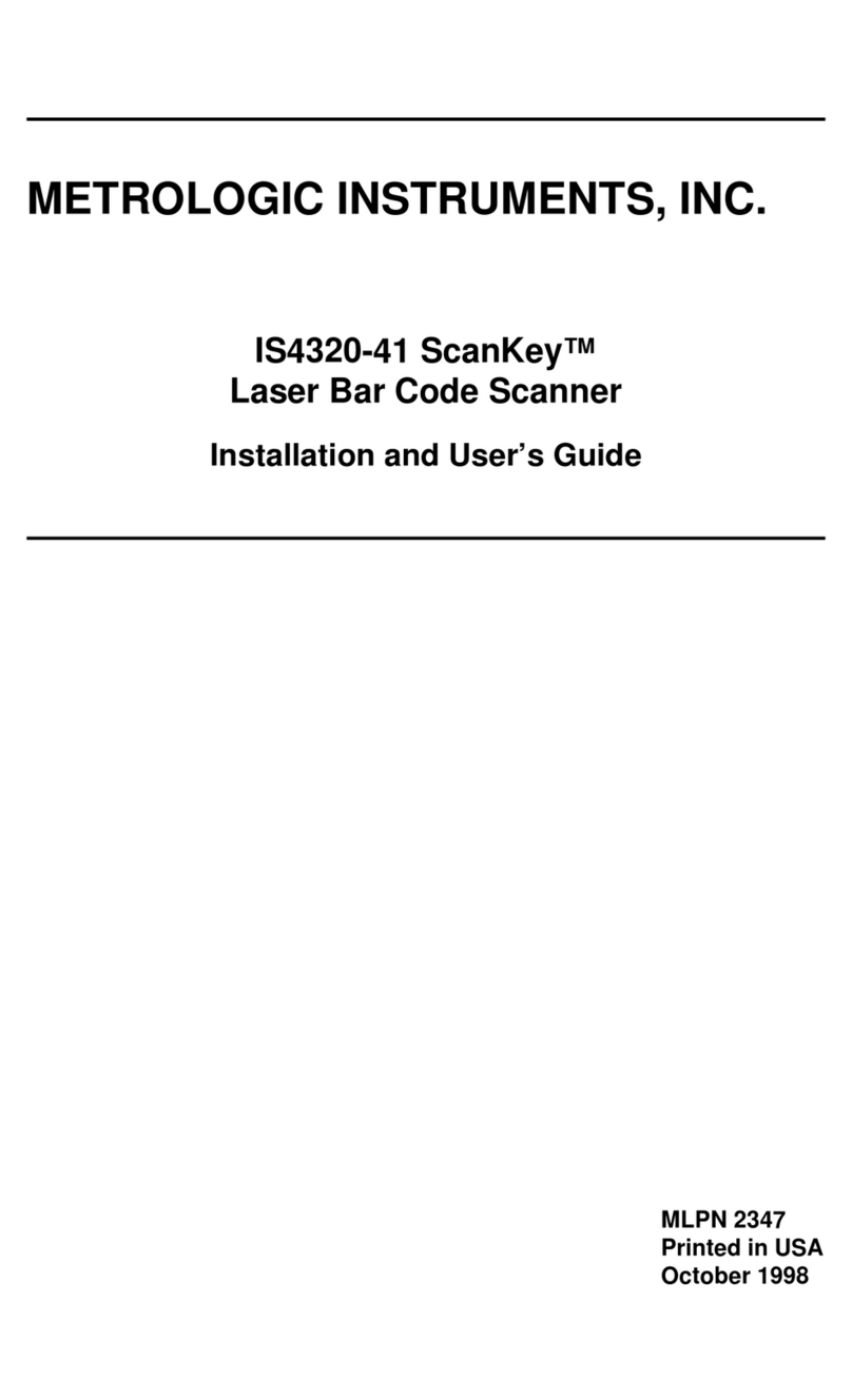 Metrologic IS4320-41 ScanKey User manual
