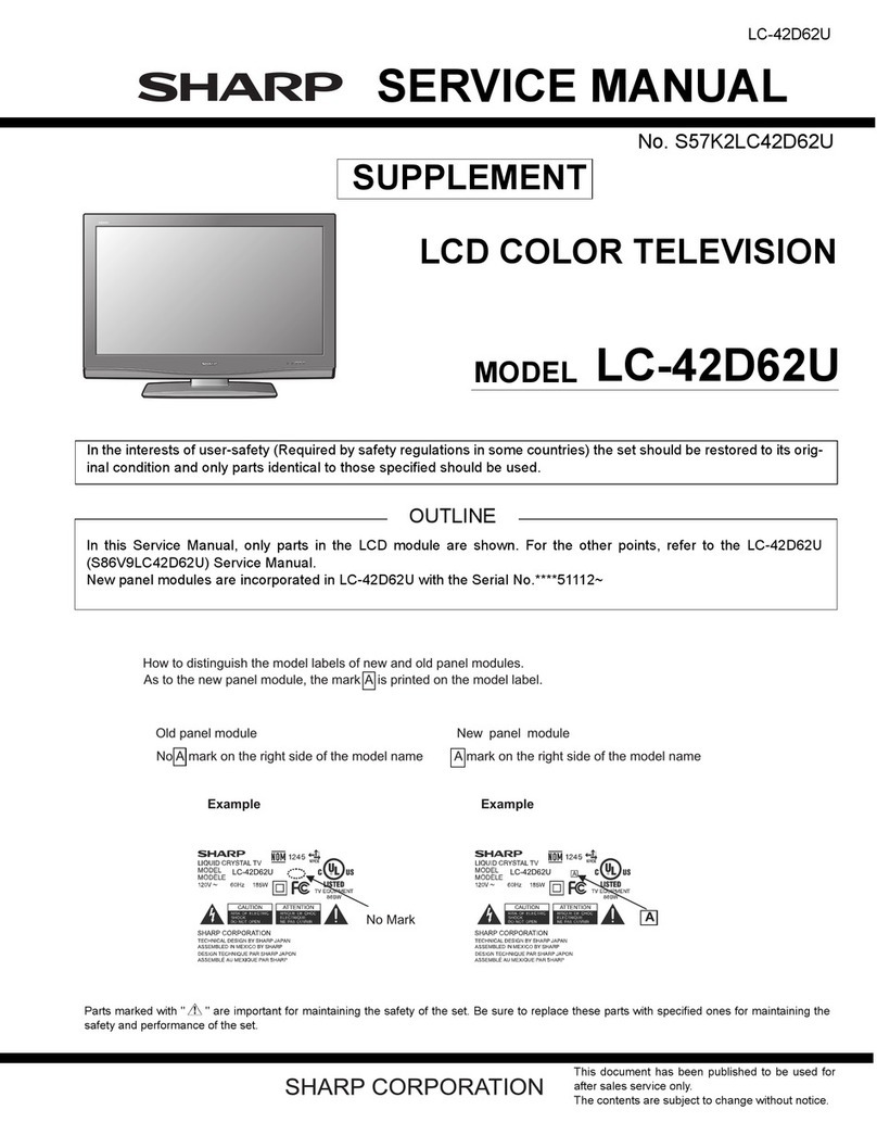 Sharp LC-42D62U User manual