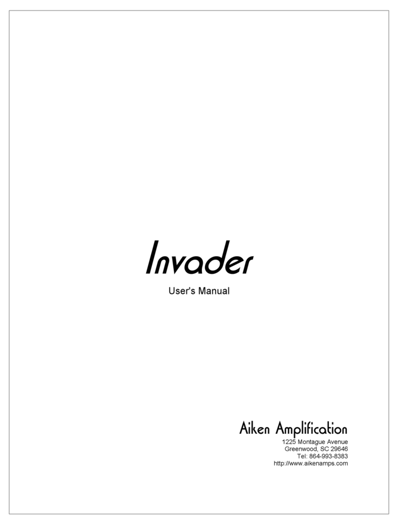 Aiken Amplification Invader User manual