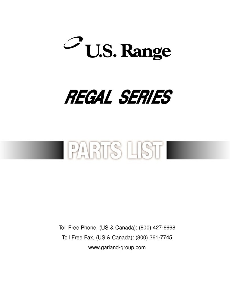 U.S. Range "REGAL" SERIES User manual