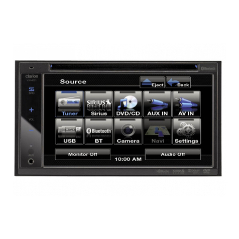 Clarion VX401 Owner's manual & installation manual Clarion VX401 Owner's manual & installation manual