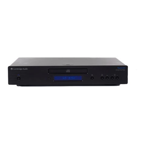Cambridge Audio Topaz CD5 user manual