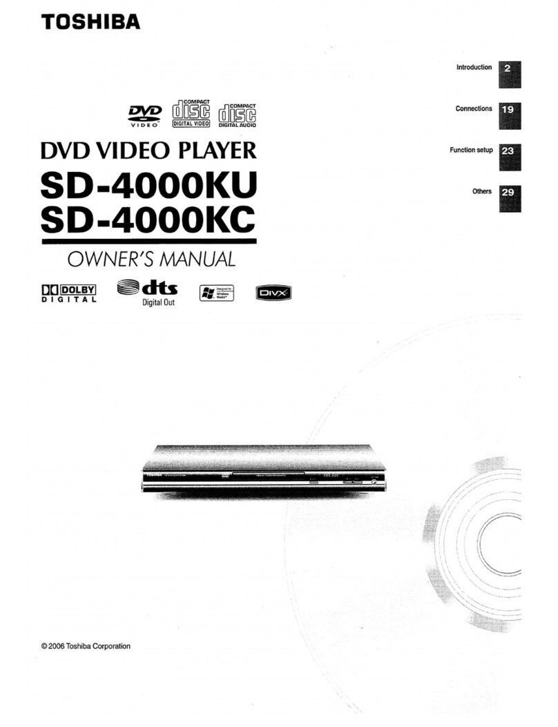Toshiba SD-4000KU User manual