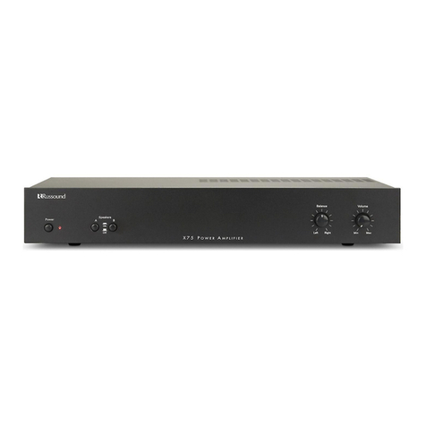 Russound X75 User manual