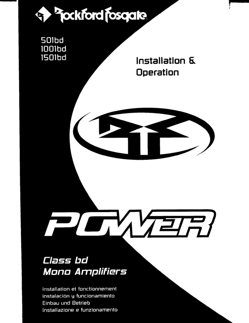 Rockford Fosgate Power 501bd Guide