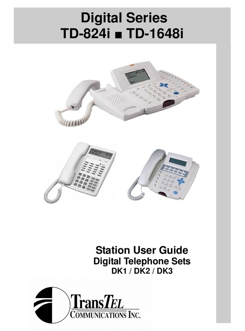 TransTel Communications TD-824i User manual