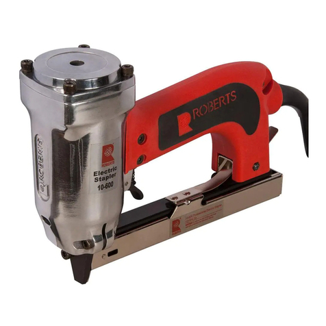 Roberts 3/16" Crown Electric Stapler User manual