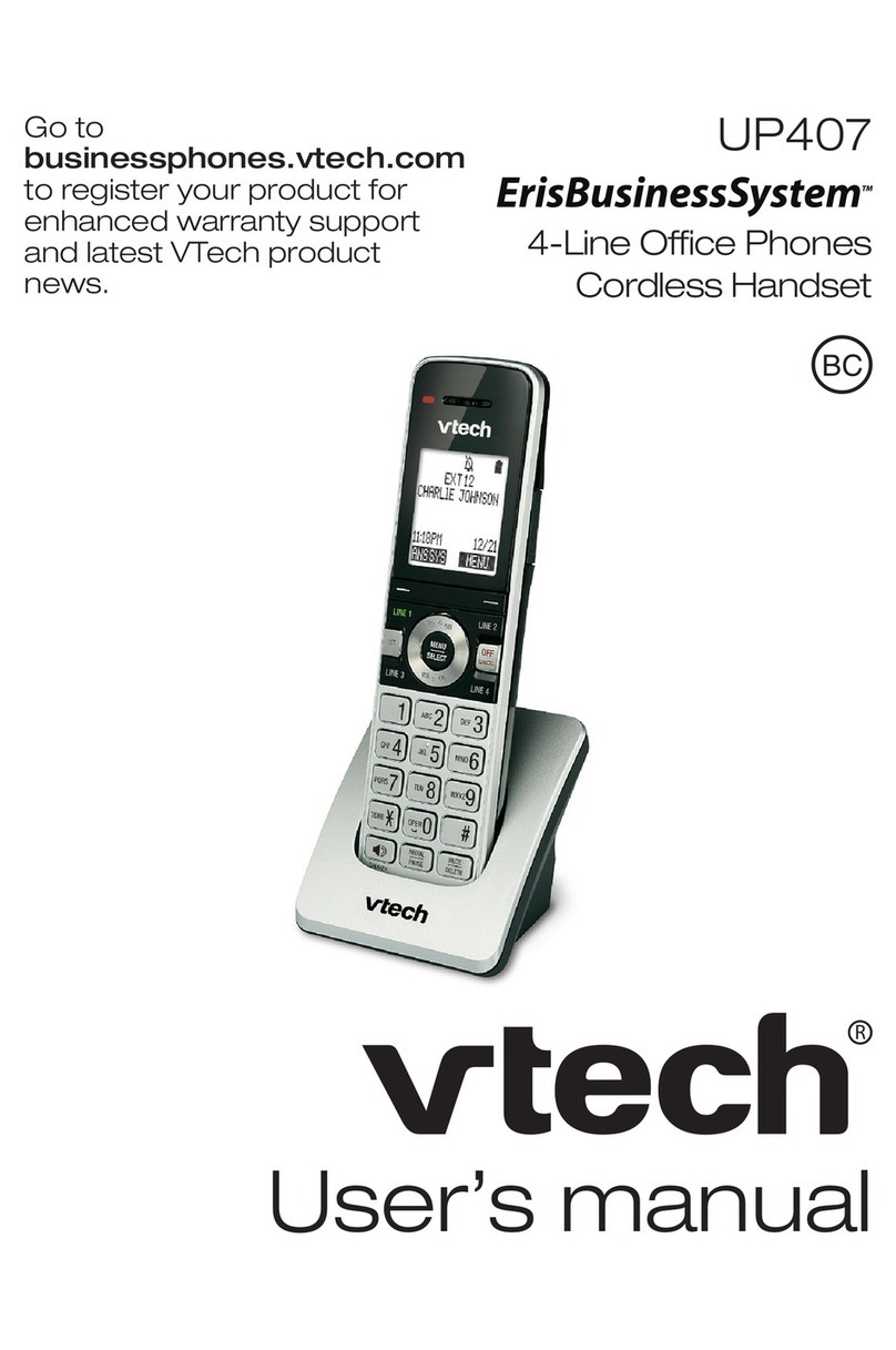 V-tech ErisBusinessSystem UP407 User manual