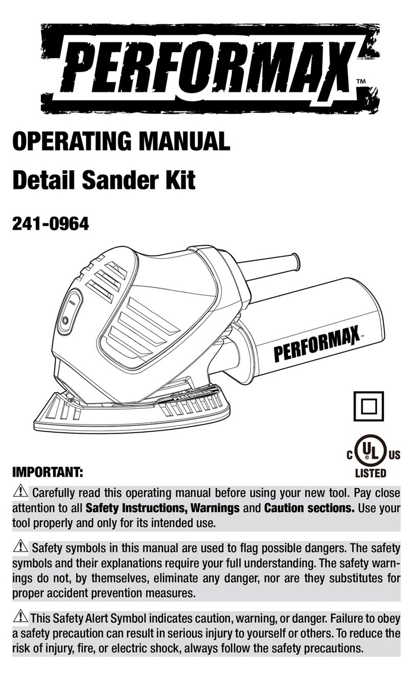Performax 241-0964 operating manual