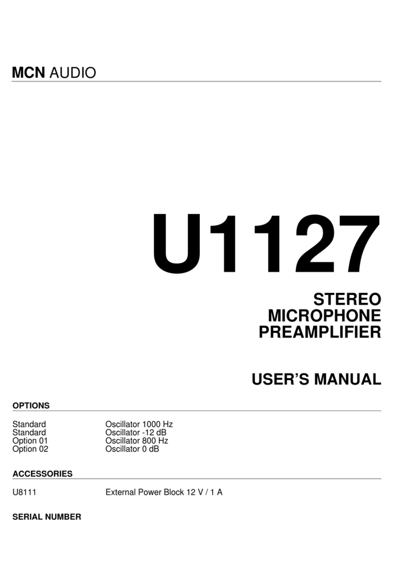 MCN Audio U1127 User manual