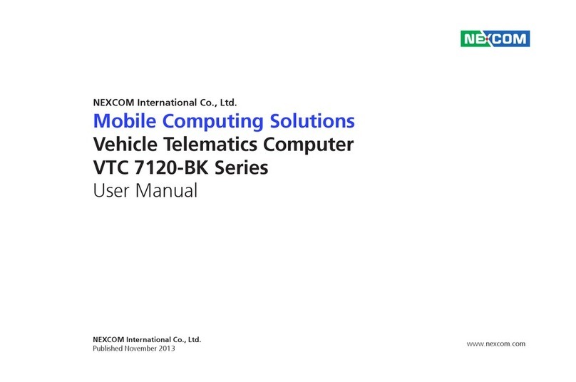 Nexcom VTC 7120-BK Series User manual