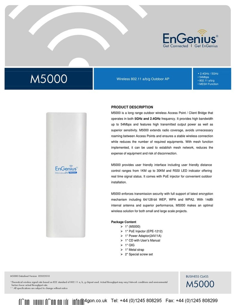 EnGenius M5000 datasheet