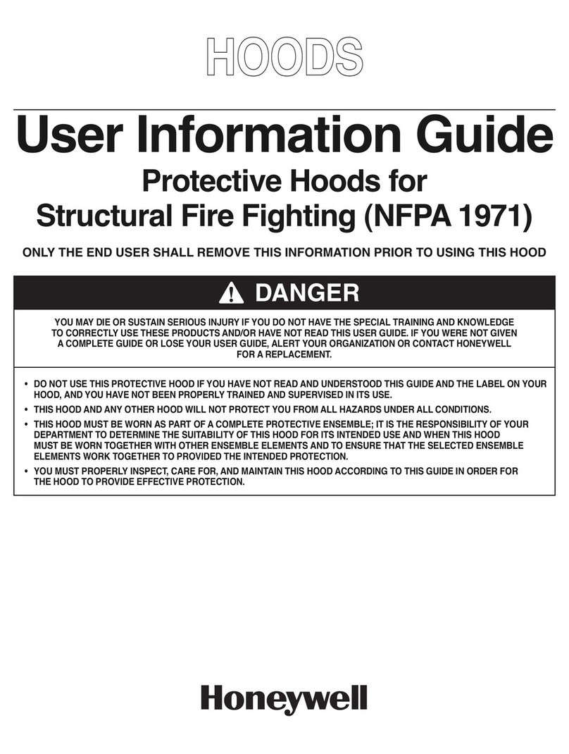 Honeywell NFPA 1971 User's information guide