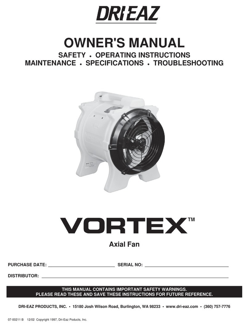 Drieaz Vortex User manual