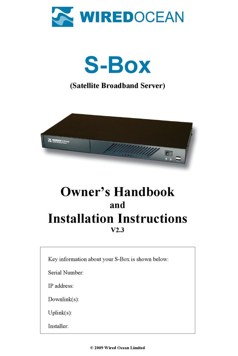 Wired Ocean S-Box Owner's and installation guide