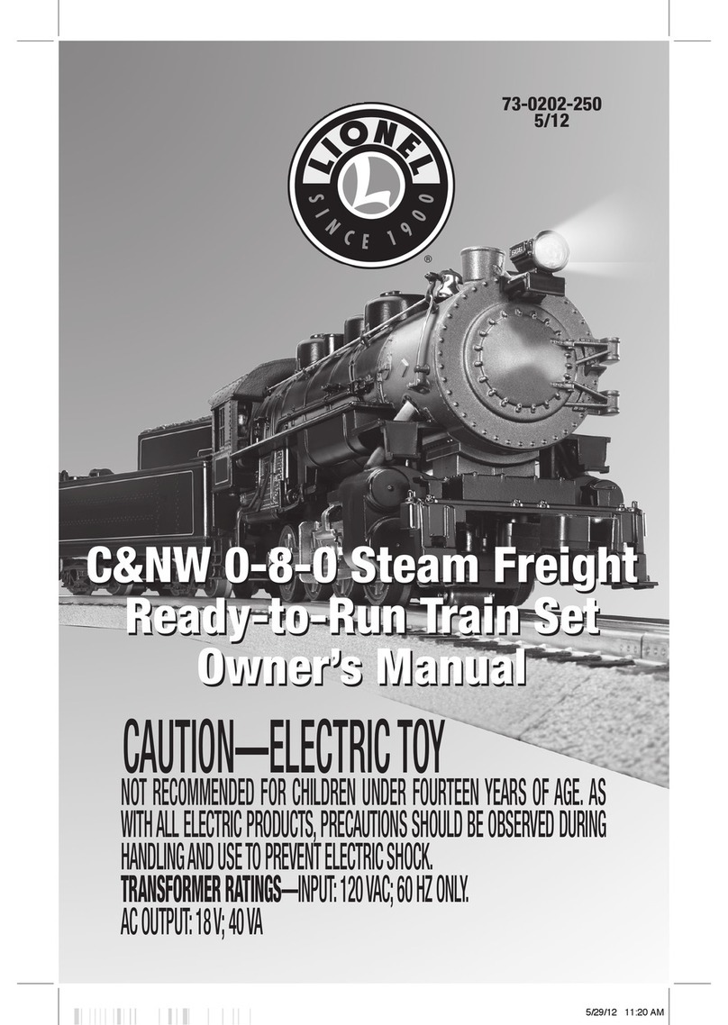 Lionel C&NW 0-8-0 owner's manual